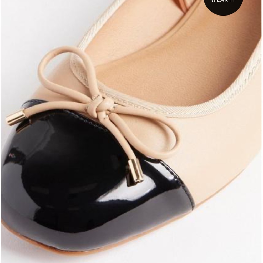 NWT Torrid Bow Detail Square Toe Flat (WW) - Picture 2 of 10